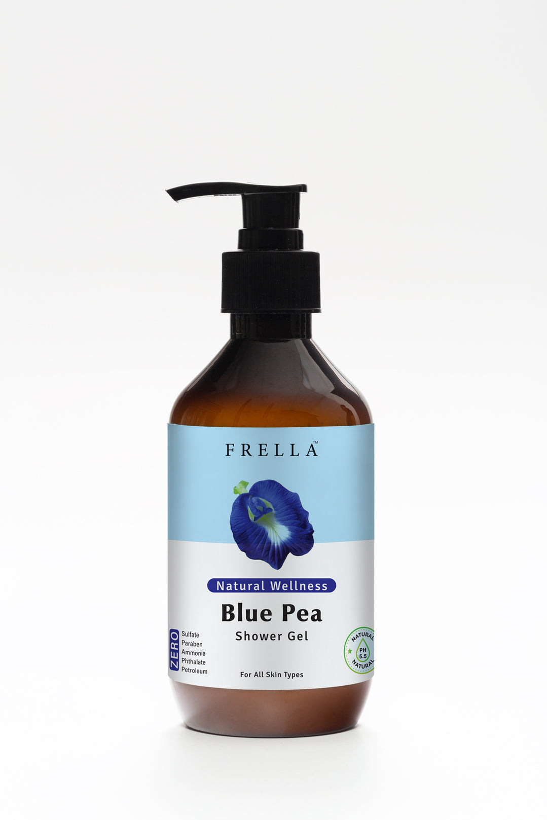 Frella Sulphate Free Blue Pea Shower Gel - 320 ml– frellawellness.lk